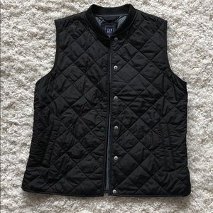Black Quilted Vest